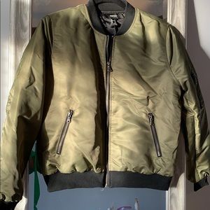 Green Bomber Jacket